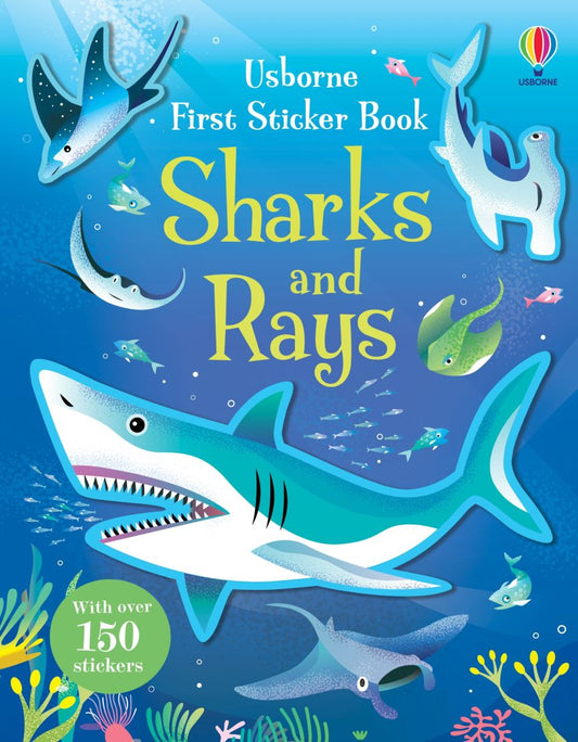 Sticker Book Sharks and Rays (7966139613383)