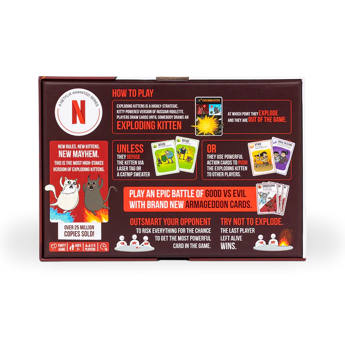 Exploding Kittens: Good vs Evil back (7730129174727)