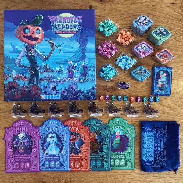 Dreadful Meadows Deluxe contents (7742677057735)