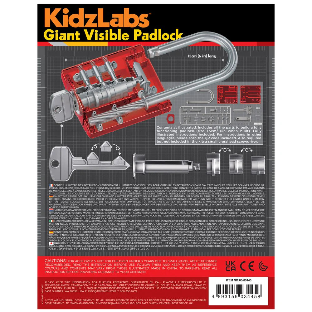 4M Giant Visible Padlock