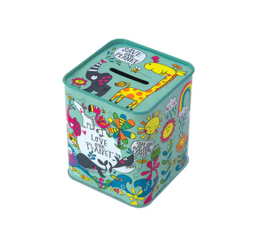 Love Our Planet Money Box Tin