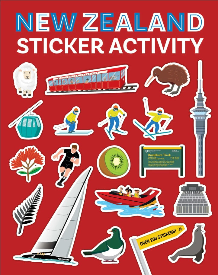 New Zealand Sticker Activity