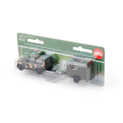 Siku Military Land Rover with Trailer 8324