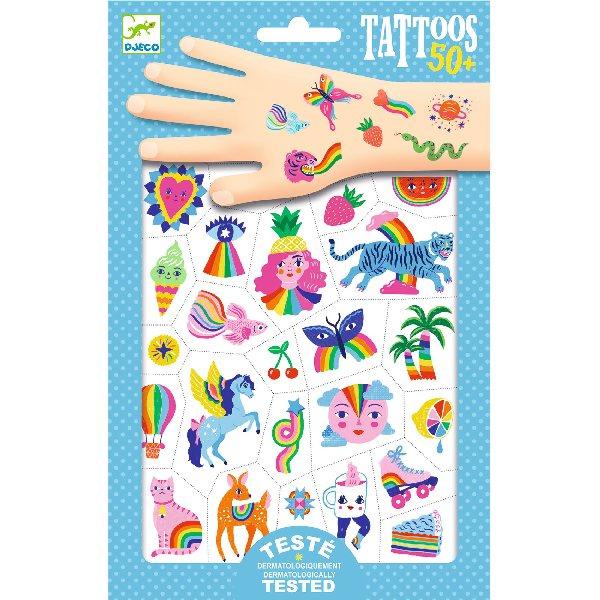 Djeco Tattoos Rainbow (7482713931975)