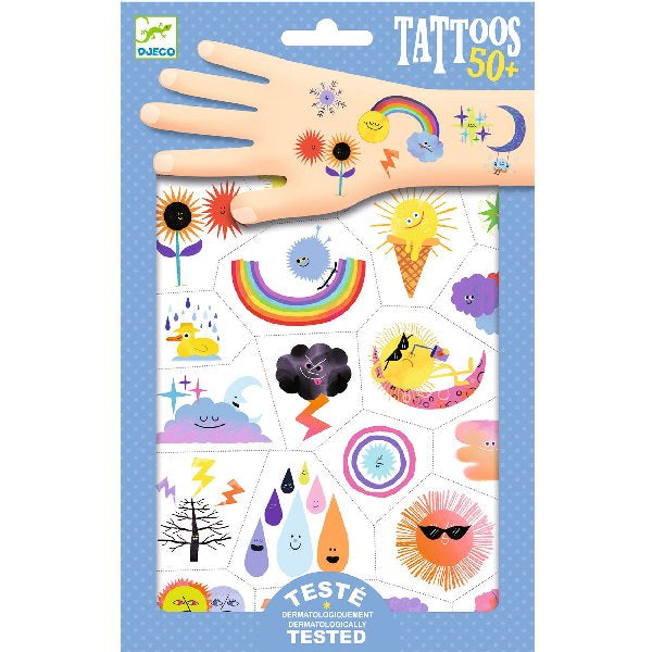 Djeco Tattoos Weather Emojis (7482709180615)