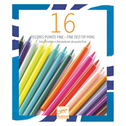 Djeco 16 Thin Markers (7343447900359)