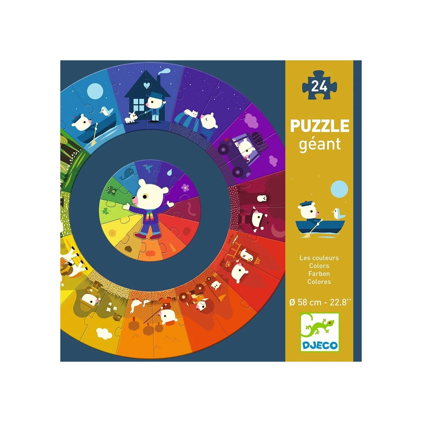 Djeco Colours Puzzle (7482708721863)