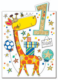 Age 1 Birthday Giraffe (4625281089571)