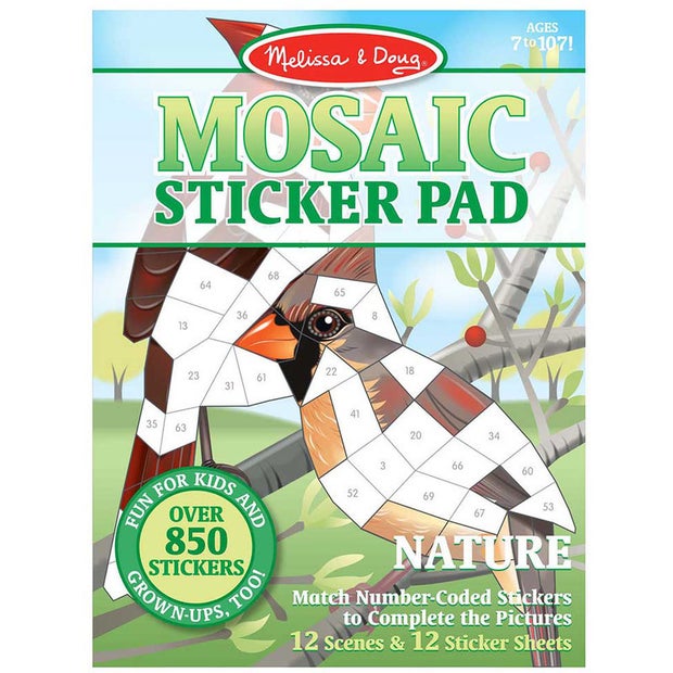 MD Mosiac Sticker Pad Nature (6794204741831)