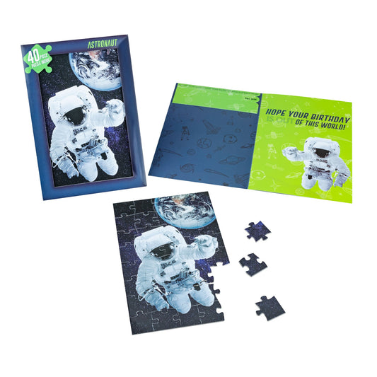 The Astronaut Jigsaw Card (6868339884231)