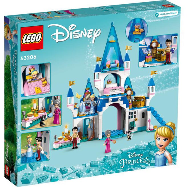 Lego Disney Cinderella and Charmings Castle 43206 (7435161960647)