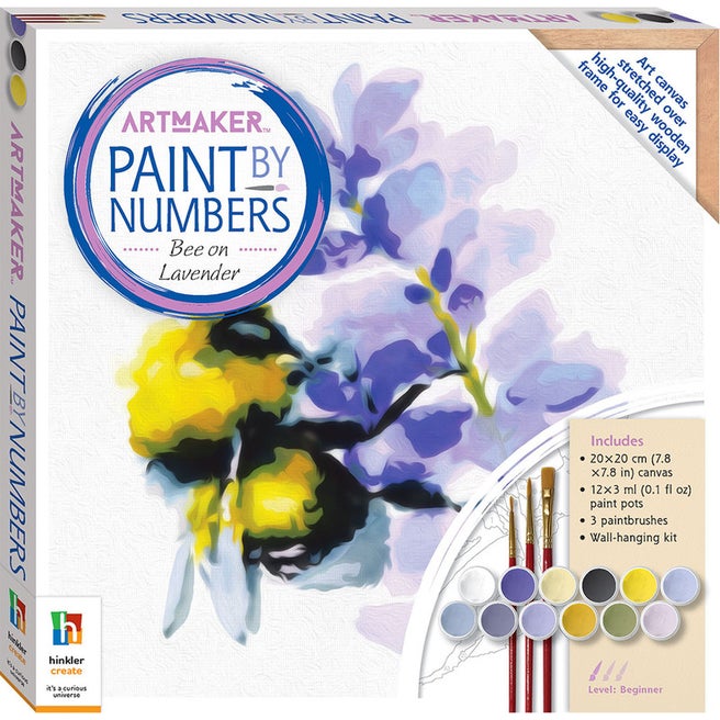 Paint by Numbers Canvas Bumblebee on a Flower (7423719375047)