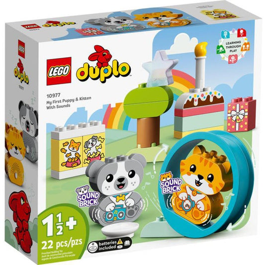 Lego Duplo First Puppy & Kitten with Sounds 10977 (7358216634567)