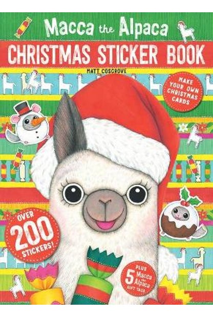 Macca the Alpaca Christmas Sticker Book (7101342613703)