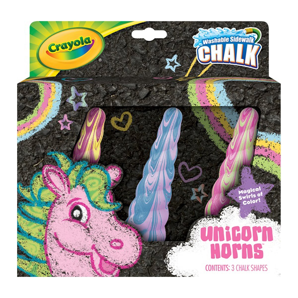 Crayola Unicorn Sidewalk Chalk Pack (4578723332131)