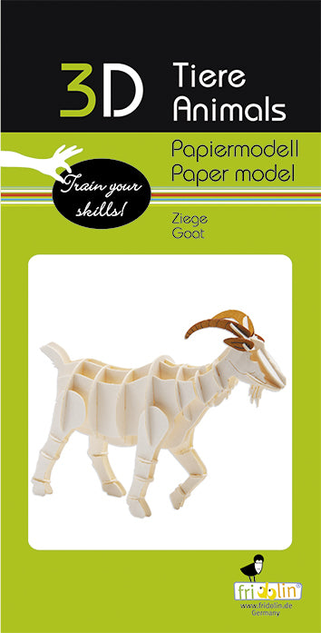3D Paper Goat (7087834169543)