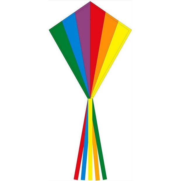 Eddy Rainbow Diamond Kite 70cm (6139379908807)