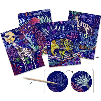 Djeco Scratch Cards Lush Nature (4540284764195)