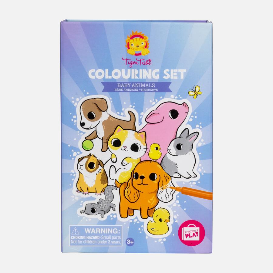 TT Colouring Set Baby Animals (6873659408583)