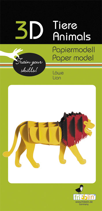 3D Paper Lion (7087804907719)