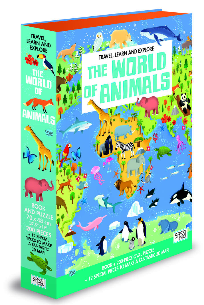 Sassi The World of Animals Book and 3D Puzzle (7340858769607)
