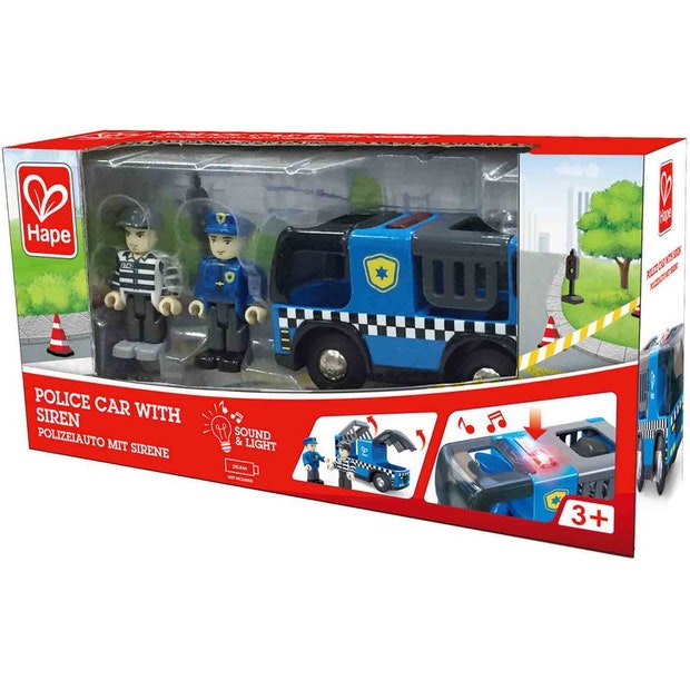 Hape Police Car with Siren (4596349829155)