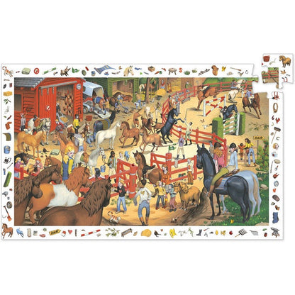 Djeco Horse Riding Puzzle 200pc (6655114936519)
