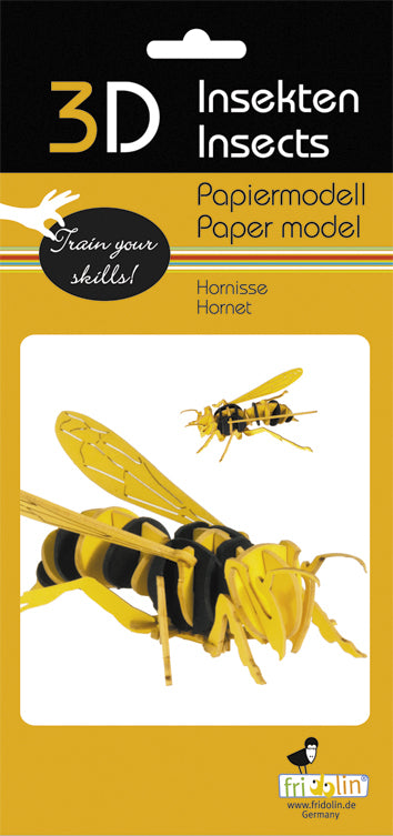 3D Paper Model Hornet (7096537284807)