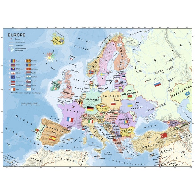 RB European Map 200pc (4563208470563)