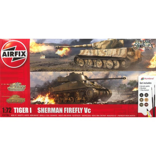 AFX Tiger vs Sherman Pack 1:72 (6876778463431)