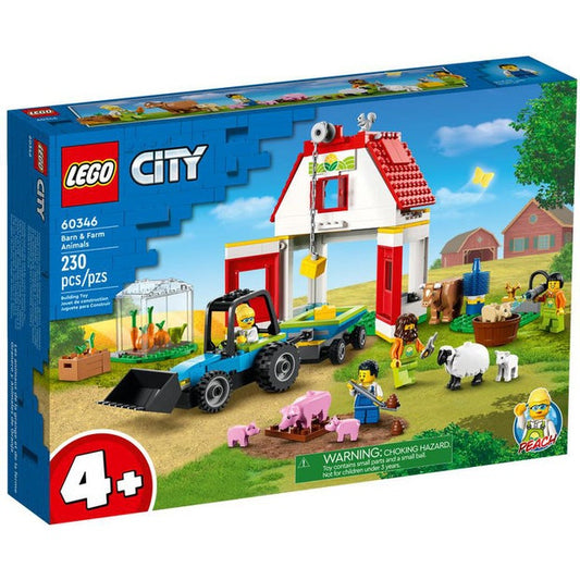 Lego City Barn & Farm Animals 60346 (7385133023431)
