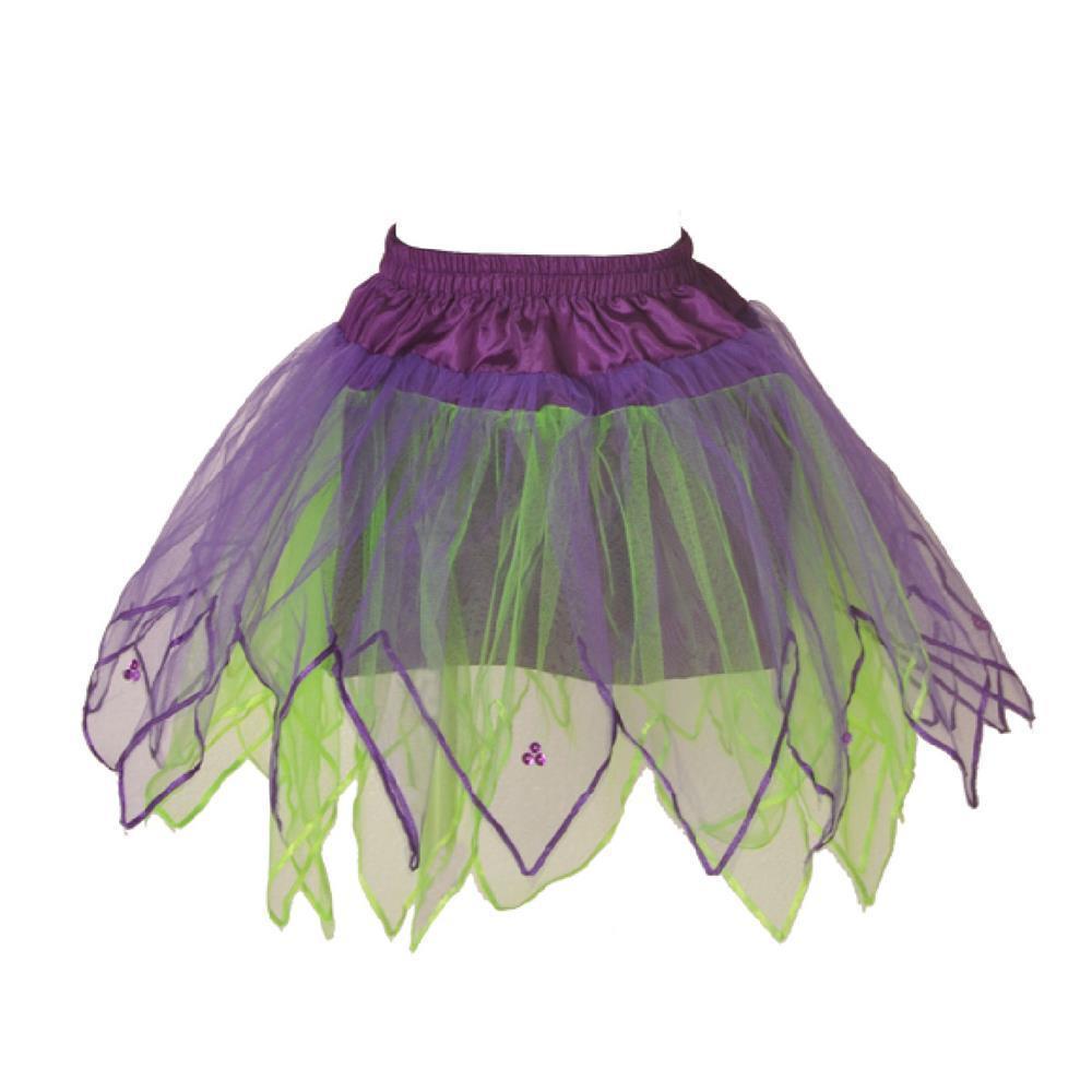 Fairy Skirt Purple and Lime (4605580607523)