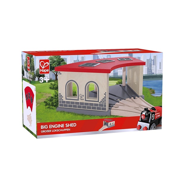 Hape Big Engine Shed (4572482338851)