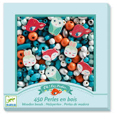 Djeco Wooden Beads Small Animals (4817137795107)