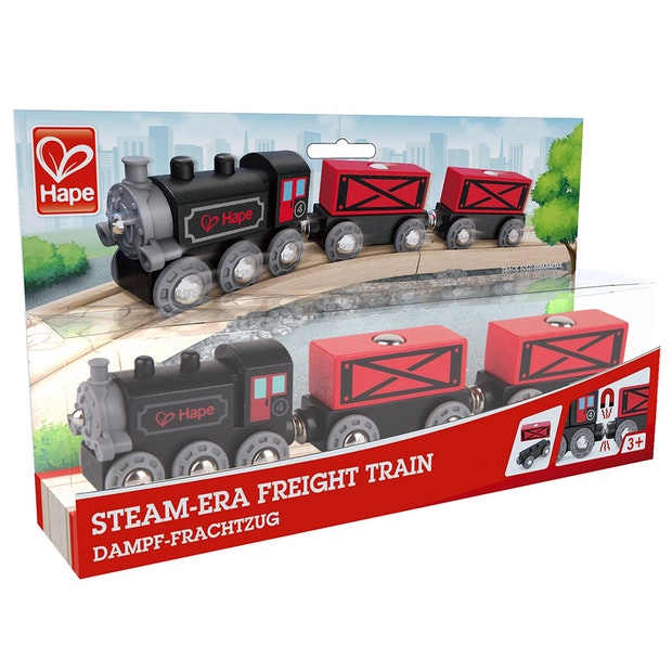 Hape Steam Era Freight Train (4572482306083)