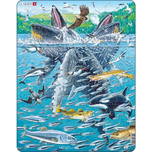Larsen Humpback Whales Puzzle (6819150987463)