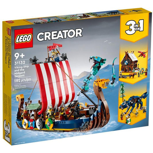 Lego Creator Viking Ship and Midgard Serpent 31132 (7358818681031)