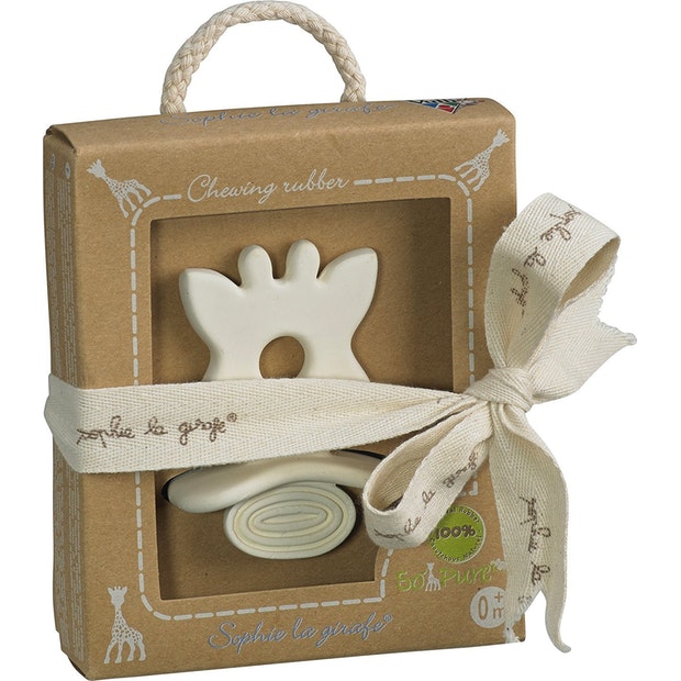 So Pure Sophie Giraffe Natural Teether (4568424546339)