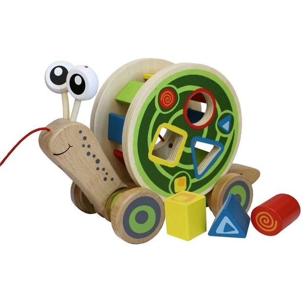 Hape Walk Along Snail/Sorter (4596350353443)