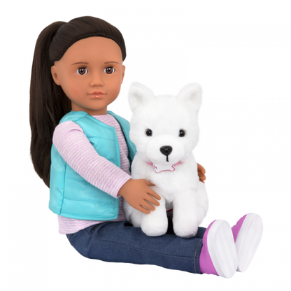 OG Cassie with Dog Doll 18" (7542218719431)