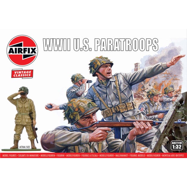 AFX WWII US Paratroops 1:32 (7338804084935)