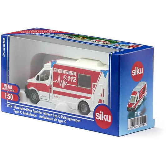 Siku 1:50 Mercedes Sprinter Miesen (6818116108487)