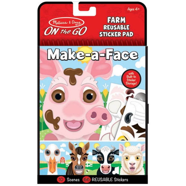 MD Make a Face Farm Reusable Stickers (6794205200583)
