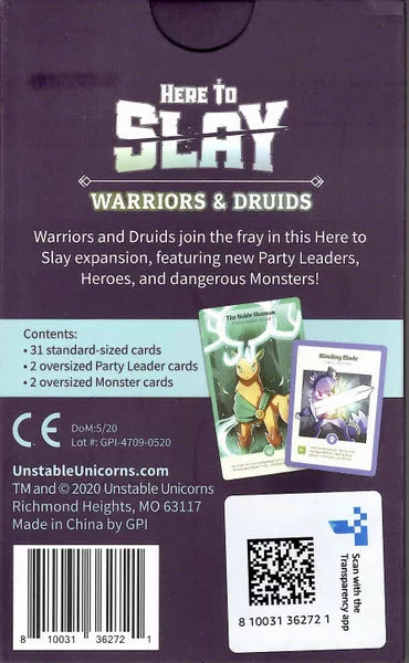 Here To Slay Warriors & Druids Expansion (6614346563783)