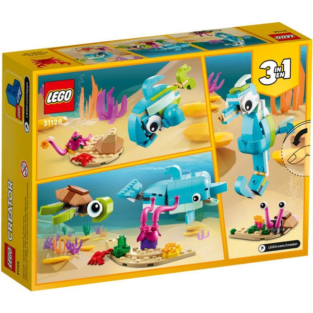 Lego Creator Dolphin and Turtle 31128 (7263239962823)