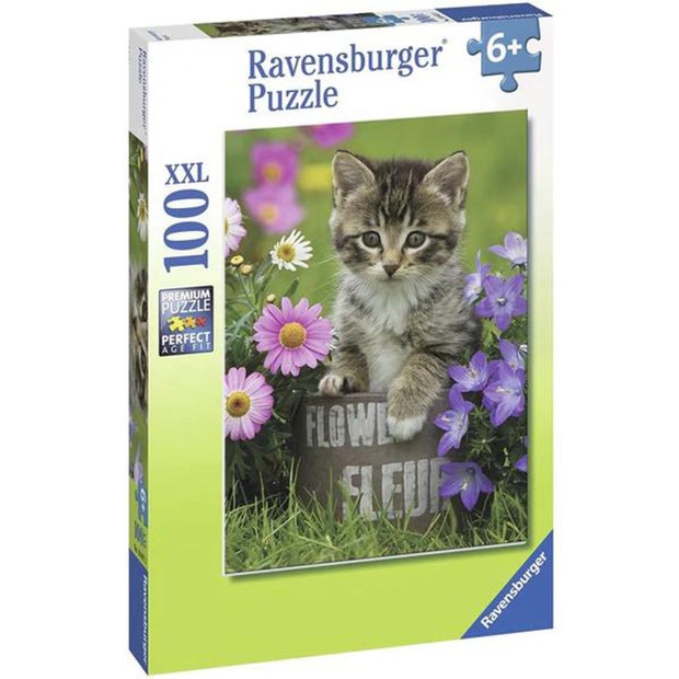 RB Kitten Among the Flowers 100pc (7334897975495)