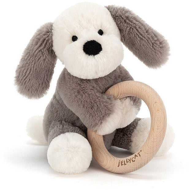 Jellycat Shooshu Wooden Ring Puppy (6092356976839)