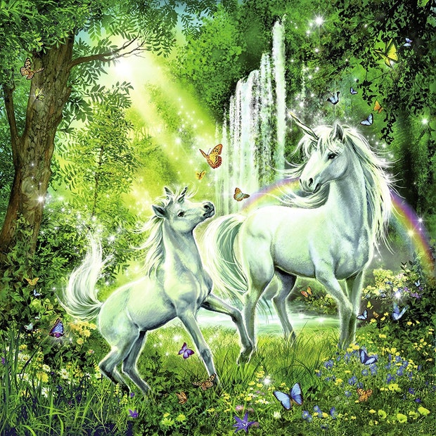 RB Beautiful Unicorns 3x49pc pzl (4568473108515)