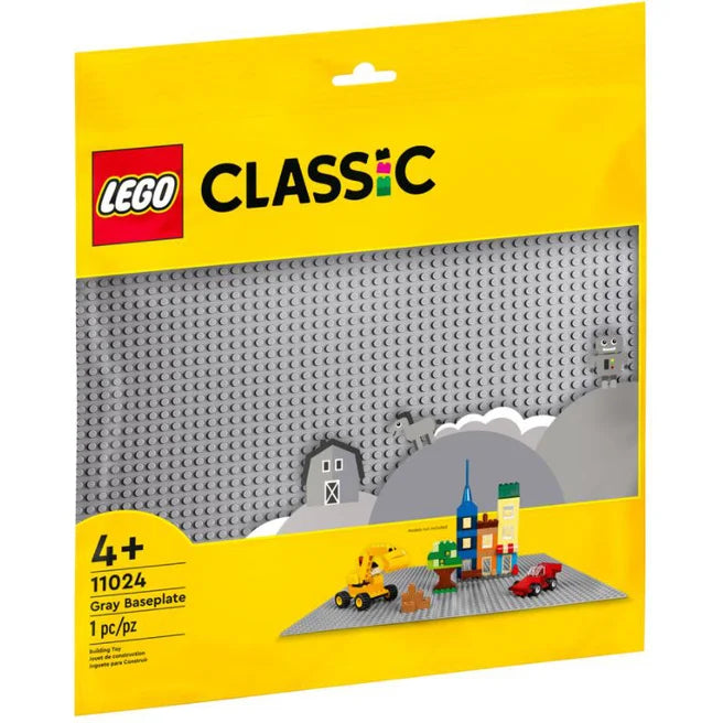 Lego Classic Gray Baseplate 11024 (7310778630343)