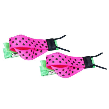PP Fabric Ribbon Ladybug Hairclip (7640779686087)